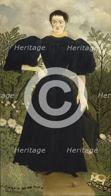 Portrait of Madame M, 1895-1897. Artist: Rousseau, Henri Julien Félix (1844-1910)