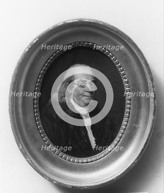 Portrait of Benjamin Franklin, 1776-1883. Creator: Unknown.