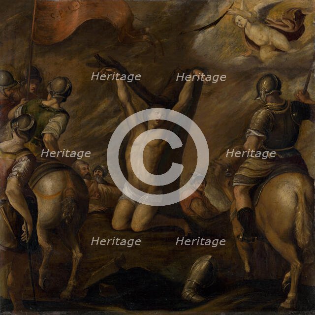 Martyrdom of Saint Sebastian, 1600-1700. Creator: Unknown.