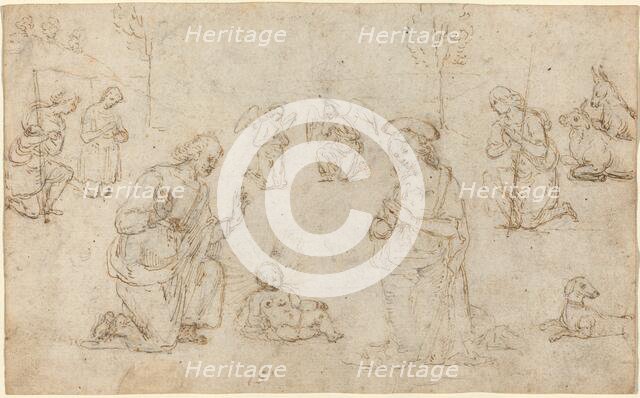 The Adoration of the Shepherds, c. 1517. Creator: Perugino.