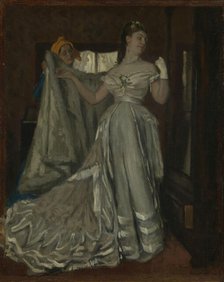 Lady and Chambermaid, probably 1870s. Creator: James Tissot.