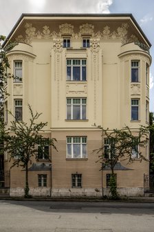Art nouveau residence, Cranachstrasse 8, Weimar, Germany, 2018. Artist: Alan John Ainsworth.