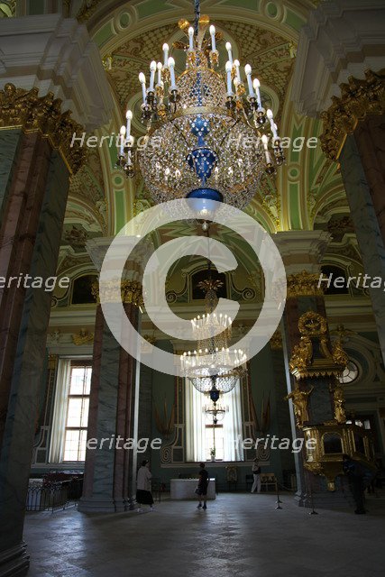 Interior, Peter and Paul Cathedral, St Petersburg, Russia, 2011. Artist: Sheldon Marshall