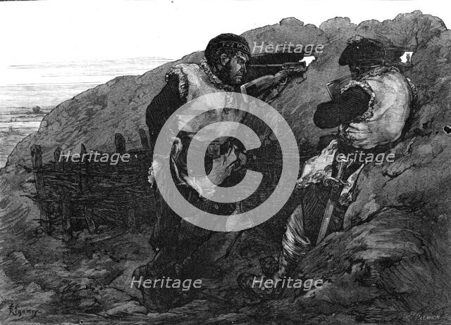 The Civil War in Paris: sailors on the look out, 1871. Creator: William James Palmer.