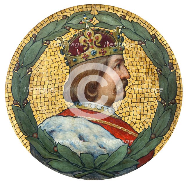 George of Podebrady, 1900. Artist: Liebscher, Adolf (1857-1919)
