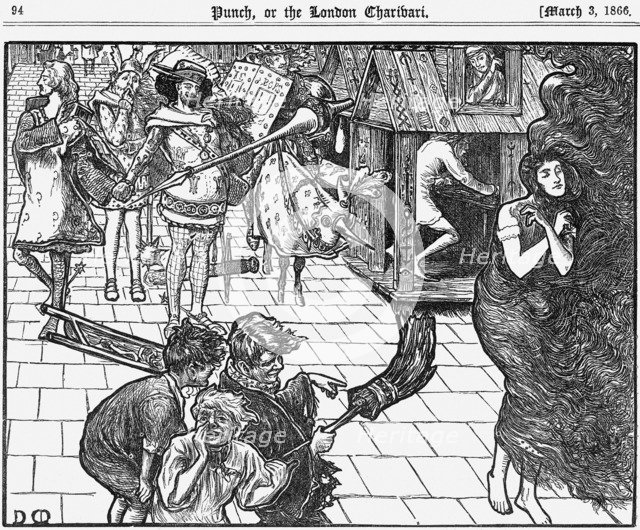 'A Legend of Camelot. Part 1', 1866. Artist: George du Maurier