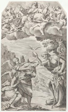 The Baptism of Christ, 1670-1731. Creator: Domenico Bonavera.