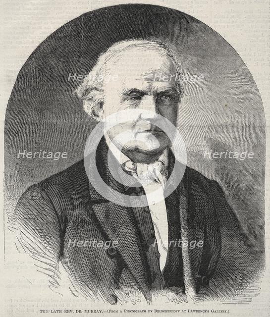 The Late Rev. Dr. Murray, 1861. Creator: Winslow Homer (American, 1836-1910).