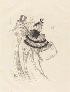 The Old Gentlemen (Les vieux messieurs), 1894. Creator: Henri de Toulouse-Lautrec.