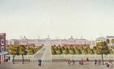 Old Bethlehem Hospital, Moorfields, City of London, 1800. Artist: Anon