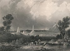 'Plains of Waterloo', mid 19th century.  Creator: Robert Brandard.