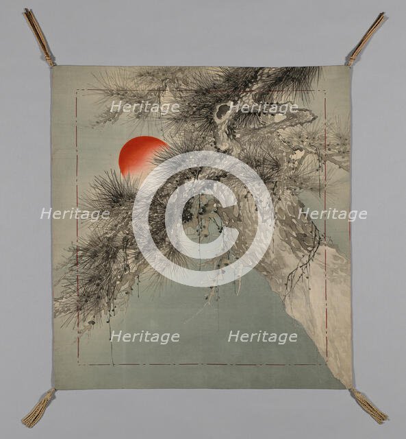 Fukusa (Gift Cover), Japan, Mid-Meiji period (1868-1912), c. 1895. Creator: Unknown.