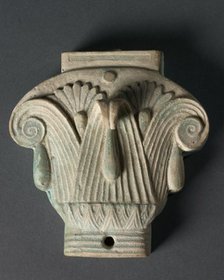 Box (Pyxis) in the Form of a Composite Capital, 305-30 BC. Creator: Unknown.