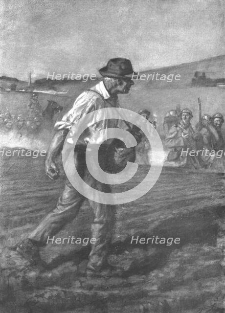 'Les semailles de l'automne de 1916', 1916. Creator: Lucien Jonas.