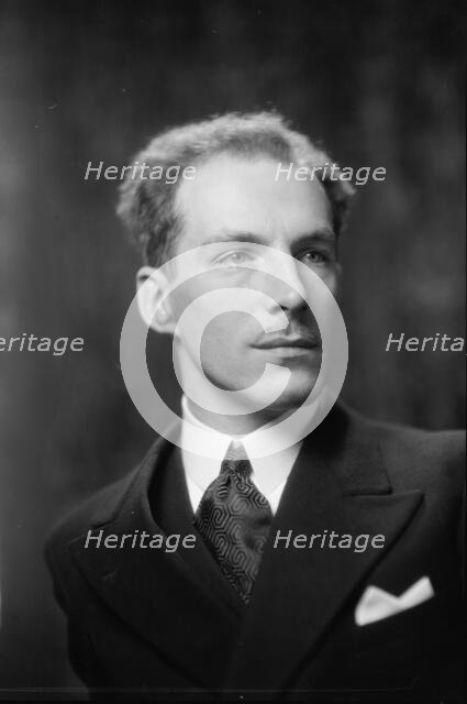 Mr. Theremin, portrait photograph, 1928 May 3. Creator: Arnold Genthe.