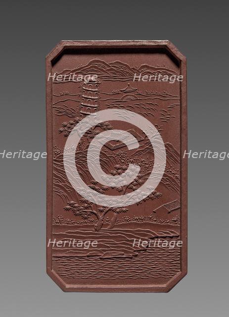 Ink Cake, 1736-95. Creator: Unknown.