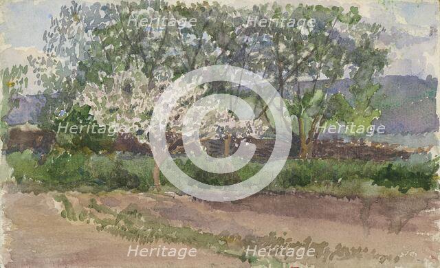 Blooming Tree, 1st half 20th century. Creator: Ladislav Mednyanszky.