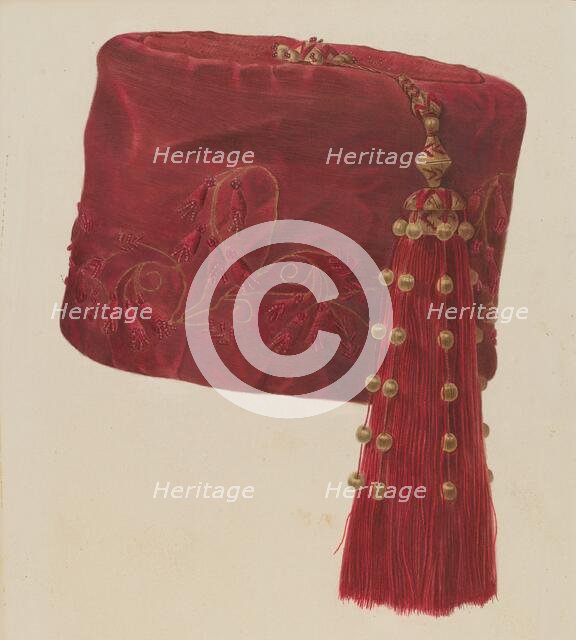 Smoking Cap, 1935/1942. Creator: Alvin Shiren.