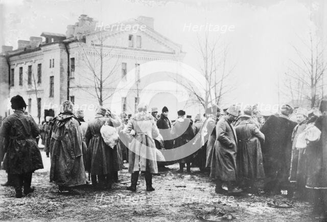 Captured Russian Officers, Masurian Lake Region, between c1910 and c1915. Creator: Bain News Service.