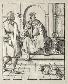 A king Enthroned . Creator: Peter Flötner (German, 1485-1546).