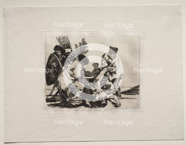 The Horrors of War: What More Can Be Done?. Creator: Francisco de Goya (Spanish, 1746-1828).