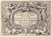 Ex Antiquis Cameorum et Gemmae Delineata/ Liber Secundus/et ab Enea Vic..., published ca. 1599-1622. Creator: Unknown.