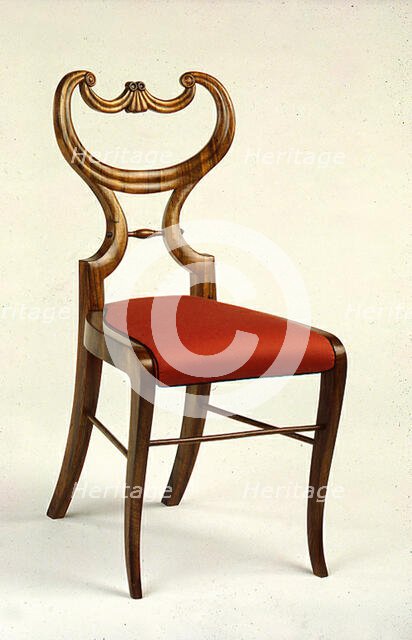 Side Chair, Vienna, c. 1830. Creator: Unknown.