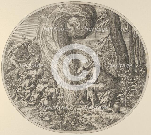 Sloth, after the 'Seven Deadly Sins', ca. 1550-55. Creator: Leon Davent.