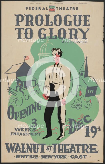 Prologue to Glory, Philadelphia, 1939. Creator: Unknown.