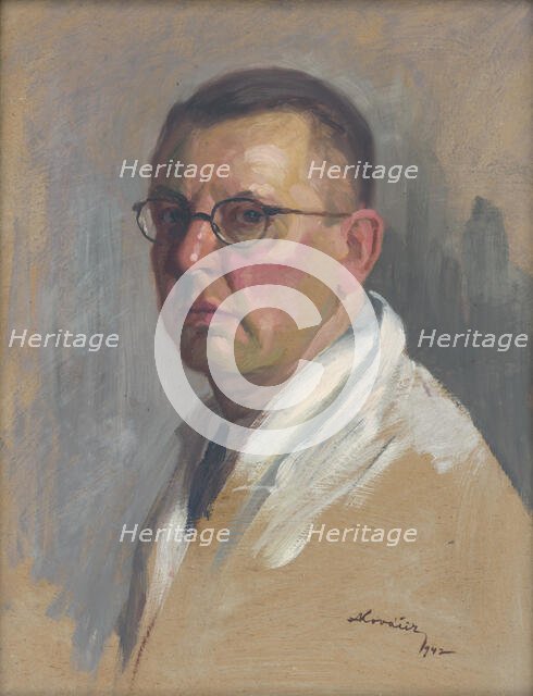 Self-Portrait, 1942. Creator: Andrej Kovacik.