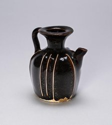 Handled Ewer with Vertical Ribs, Northern Song dynasty or Jin dynasty, 12th/13th century. Creator: Unknown.
