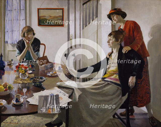 The Critics, 1922 Creator: Harold C. Harvey.