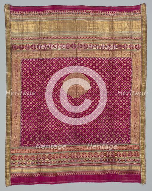 Fragment of Gold Cloth, 1800s. Creator: Unknown.