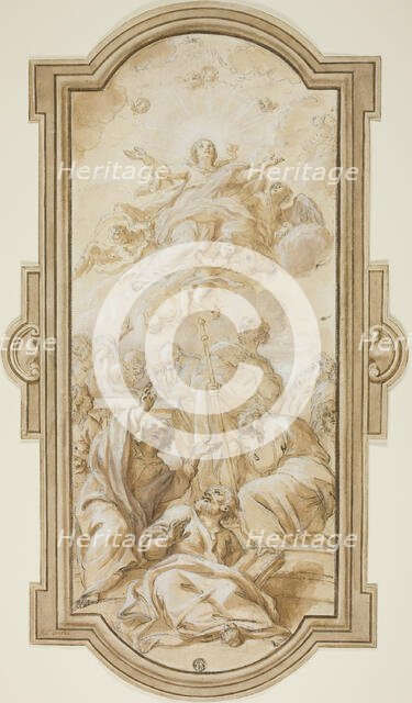 Assumption of the Virgin, n.d. Creators: Giacinto Calandrucci, Virgin Mary.