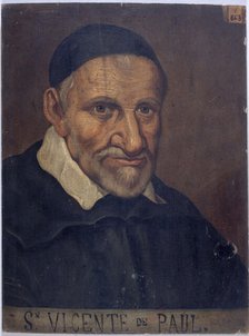 Portrait of Saint Vincent de Paul (1581-1660), c1660. Creator: Unknown.