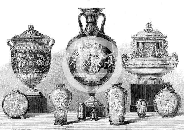Porcelain at the International Exhibition, by Minton and Co., 1871. Creator: Unknown.