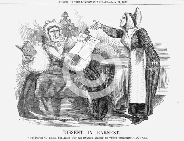 'Dissent in Earnest', 1860. Artist: Unknown