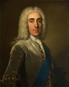 Portrait of the 4th Earl Of Chesterfield (1694-1773), 1738-42. Creator: Jean Baptiste van Loo.