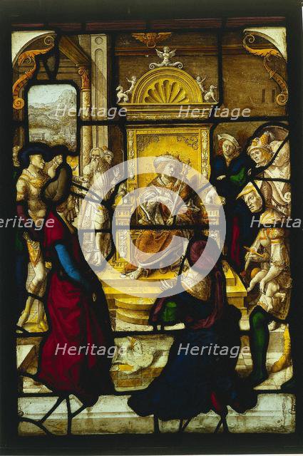 The Judgment of Solomon, c. 1530. Creator: Dirk Vellert (Netherlandish, 1480/85-1547).