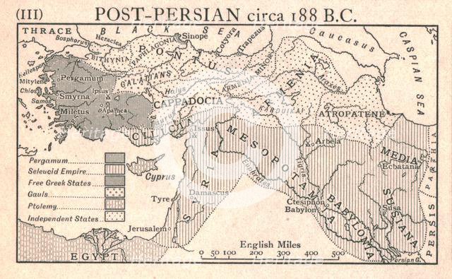 'Post-Persian, circa 188 B.C.', c1915.  Creator: Emery Walker Ltd.