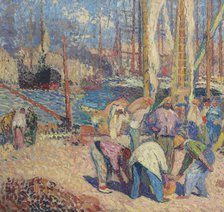 The port of Marseille, 1918-1922. Creator: Martin, Henri (1860-1943).