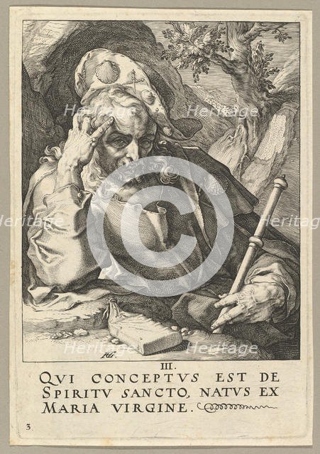 St. James the Great, from Christ, the Apostles and St. Paul with the Creed, ca. 1589. Creator: Hendrik Goltzius.