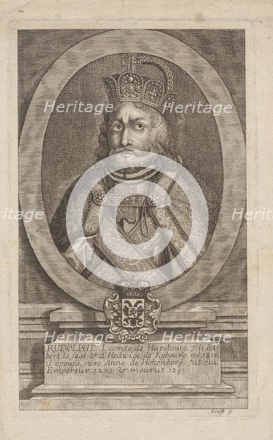 Rudolf I of Habsburg (1218-1291), King of the Romans. Creator: Krafft, Jan Lauwryn (1694-1768).