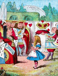 'Off with her head! Alice and her Red Queen', c1910. Artist: John Tenniel.