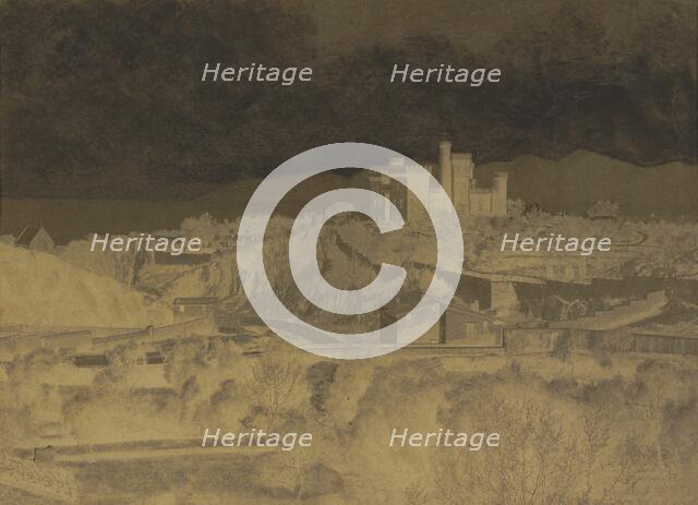 Chateau of Vallambrosa, Cannes, c. 1852. Creator: Charles Nègre.