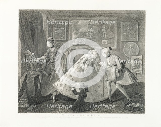 Taste in High Life, 18th century. Artist: Sam Phillips