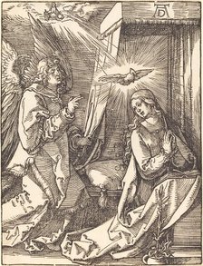 The Annunciation, probably c. 1509/1510. Creator: Albrecht Durer.