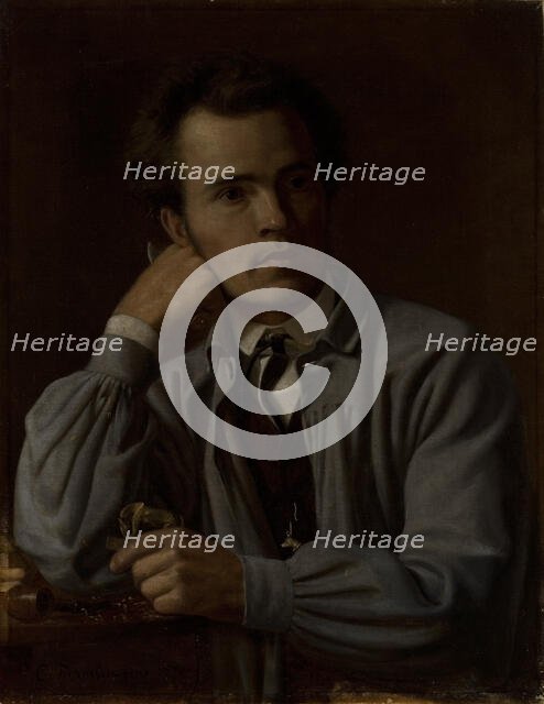 Portrait of Johannes Takanen, 1870. Creator: Carl Thomsen.