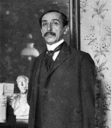 Maurice Barres, French journalist, novelist and politician, 1914. Artist: Unknown