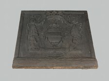 Chimney Plaque: Coat of Arms of Duc de Bethune-Charlost, France, c. 1678. Creator: Unknown.